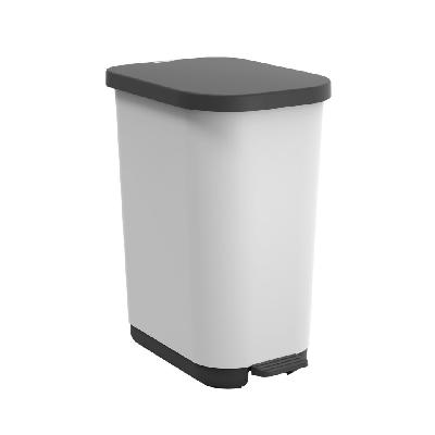 Контейнер для раздельного сбора мусора для мусора с педалью 35л Curver Ribo 10610 графитовый