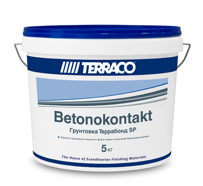 Грунтовка Бетонконтакт Террабонд SP, 5 кг TERRACO