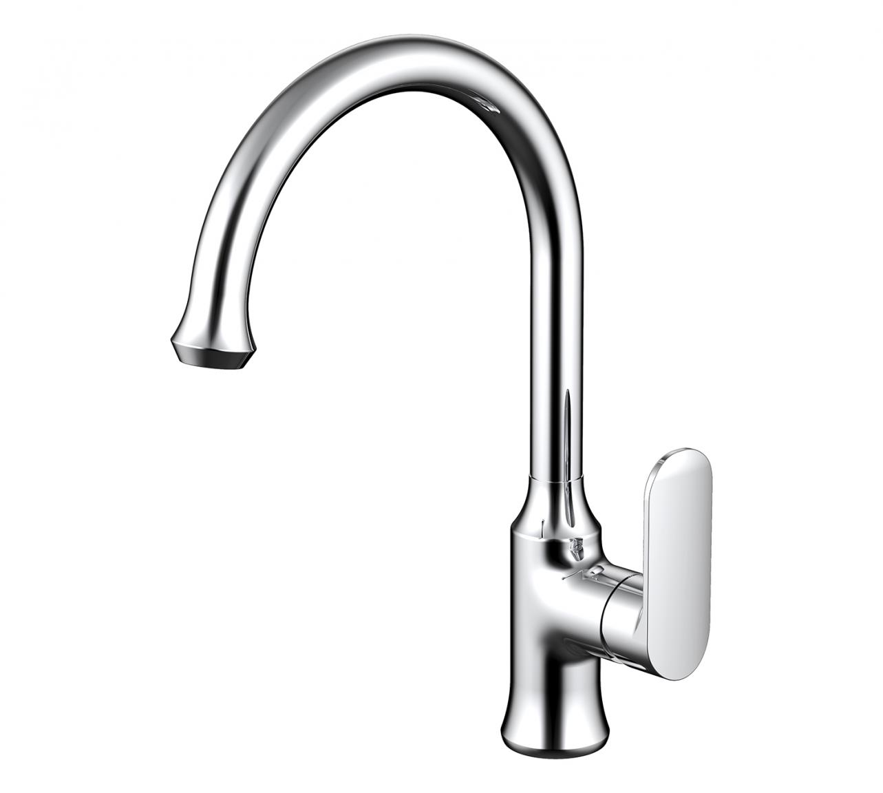 Смеситель для кухни однорычажный Bravat Opal F7125183CP-RUS хром