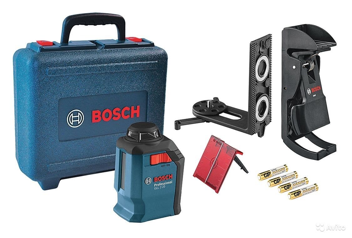 Лазерный нивелир GLL 2-20 (360)+ держатель BM3 Bosch