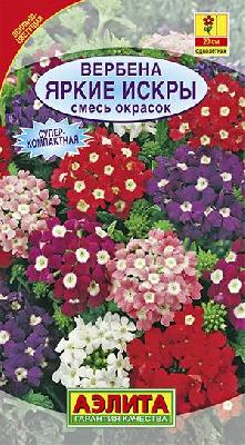 Вербена Яркие искры смесь сортов Аэлита