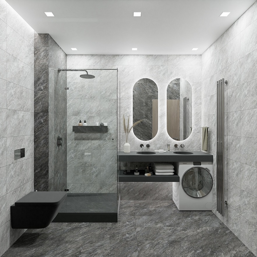 Керамогранит GLOBAL TILE Thor 300*600*9 серый (1,44м2/8шт/46,08м2)