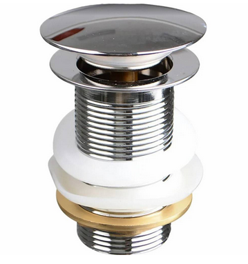Донный клапан CLICK-CLACK c большой кнопкой, chrome TERMA 10112