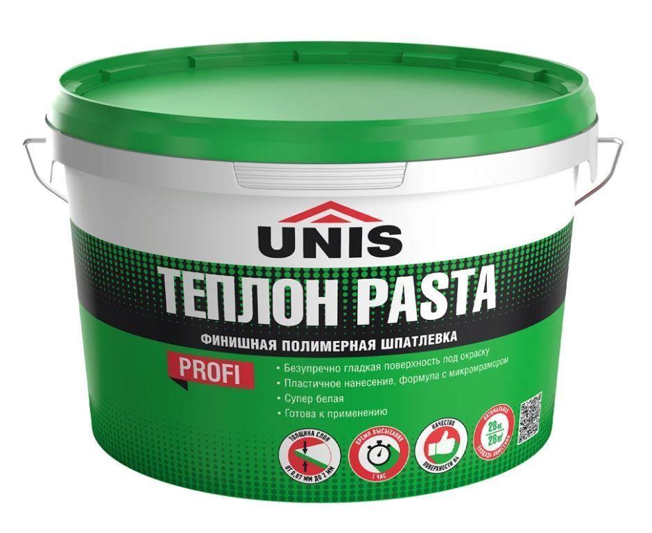 Шпатлевка полимерная ТЕПЛОН Pasta 0,07-2мм, 28кг UNIS (27)