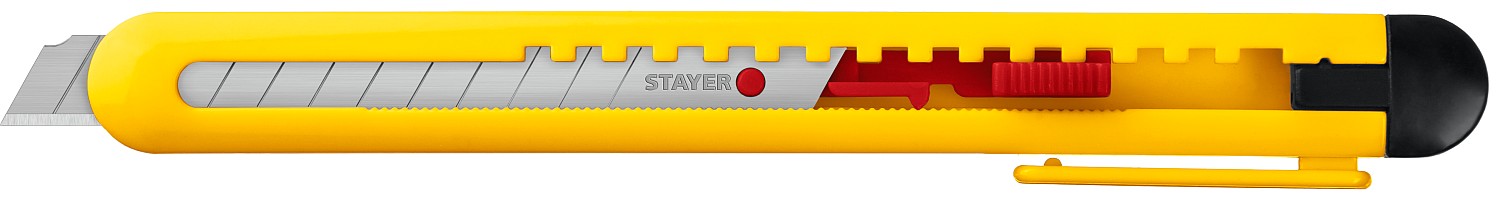 Нож с сегментированным лезвием 9 мм, QUICK-9 STAYER