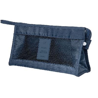 Косметичка Handy Home 24*8*16 YR03navy с сеткой темно-синий