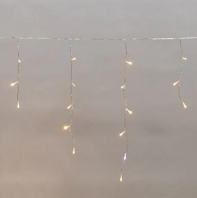 Гирлянда Бахрома 112LED цвет теплый белый, мерцание, 5 х 0,6 м, пр. проз. ПВХ 230W IP44 NEON-NIGHT