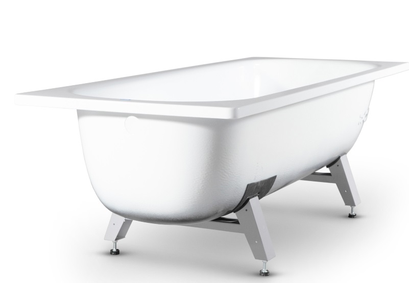 Ванна стальная ВИЗ Antika 1200*700*400 в комплекте с ножками