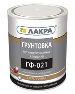Грунт ГФ-021 Красно-коричневый 1кг Лакра