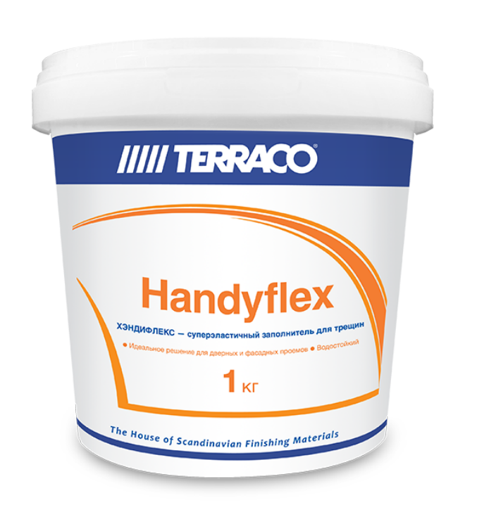 Шпатлевка полимерная Handyflex 0,5-1мм, 1кг Terraco (288)
