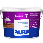 Краска для стен и потолков шелково-матовая AURA Luxpro 7 Velur  TR 9л