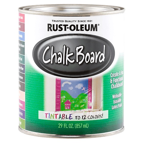 Краска с эффектом грифельной доски SPECIALTY колеруемая база, банка 0,824л Rust-Oleum