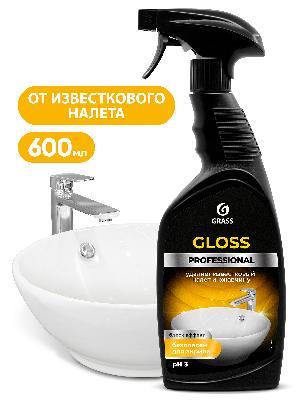 Средство чистящее для сантехники Grass Gloss Professional 600мл спрей