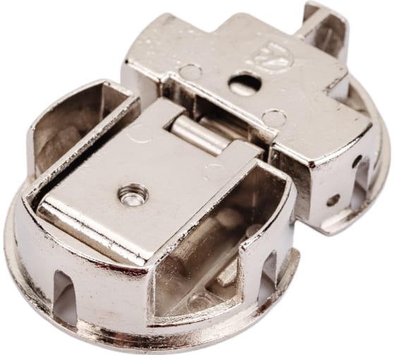 Петля секретерная d35 х h12, никель (2 шт) - пакет Tech-Krep
