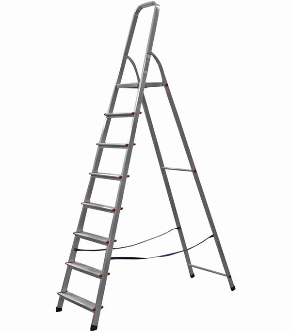 Стремянка алюминиевая 8 ст. 1,66 м 5,7 кг, STAIRS