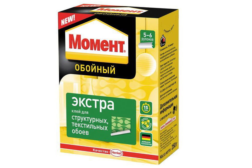 Клей обойный Экстра 250г Момент