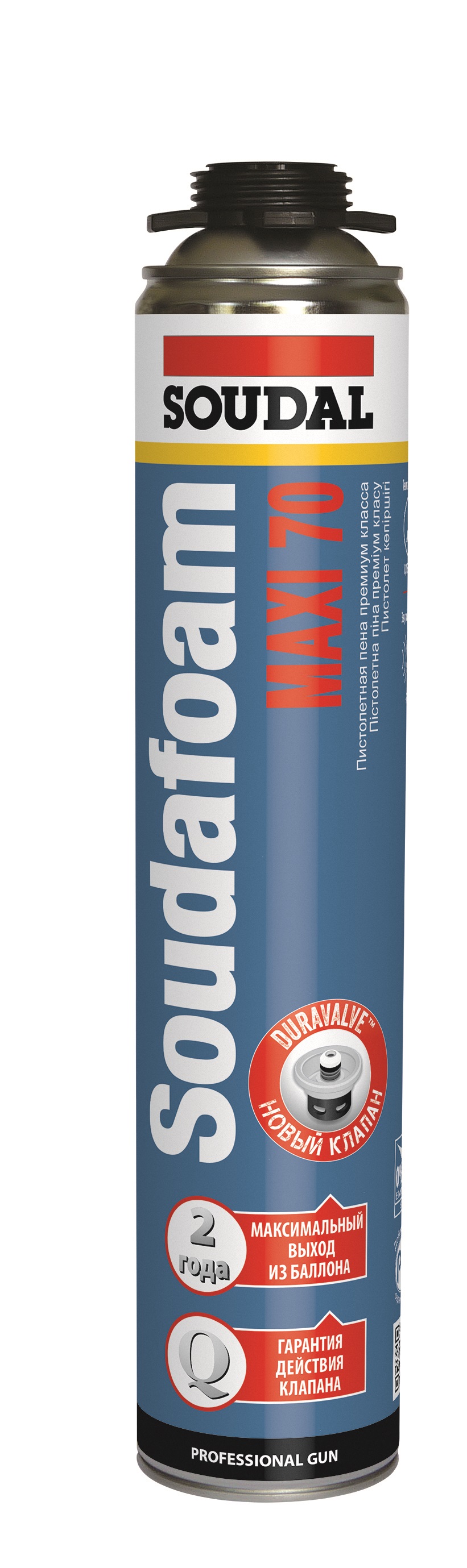 Пена монтажная SOUDAFOAM Макси 70 профессиональная 870 мл SOUDAL