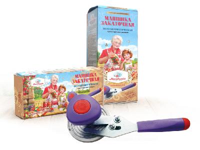 Машинка закаточная Москвичка (полуавтомат, улитка)
