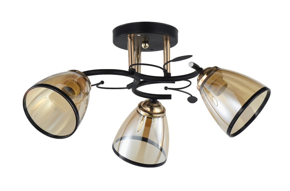 Светильник Мелодия Света Д10134/3 FG+BK (E27, 40W)