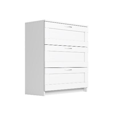 Комод Сириус 782*412*946 3 ящика белый