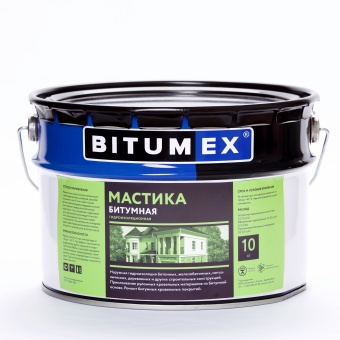 Мастика битумная гидроизоляционная BITUMEX,  5 кг