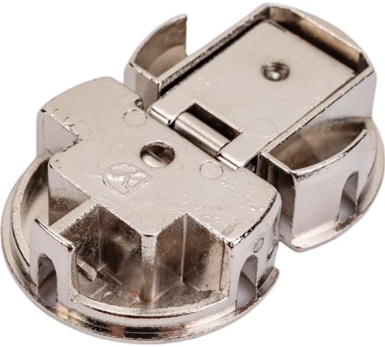Петля секретерная d35 х h12, никель (2 шт) - пакет Tech-Krep