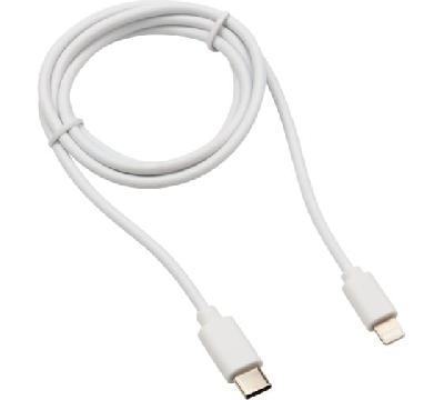 Шнур Type-C-Lightning 2,1А 1 м белый REXANT