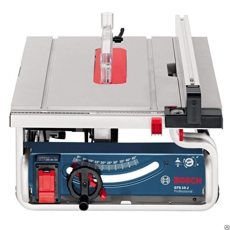 Пила Дисковая Bosch GTS 10 J, 1 800 Вт, 3 650 Об/мин, Диск 254мм, Пропил макс. 79 мм., 26  кг, 0601B30500