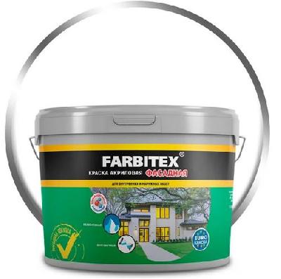 Краска акриловая фасадная 13кг FARBITEX