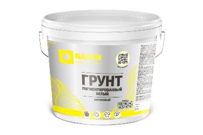 Грунт акриловый пигментированный белый 7 кг Наран