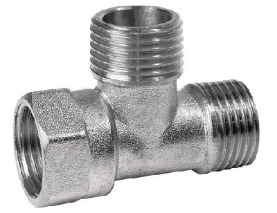 Тройник никель вр-нр-нр 1/2" AQUALINK
