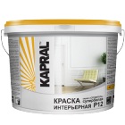 Краска для стен и потолков матовая (Строитель) Kapral P-12 25кг