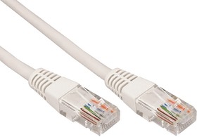 Шнур коммутационный U/UTP RJ45-RJ45 15м серый REXANT