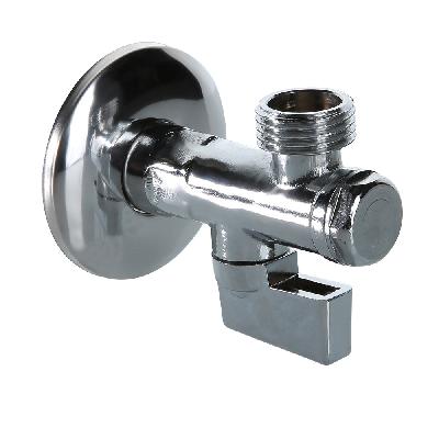 Кран шаровый угловой с фильтром для подключения с/т приборов,1/2"*М10 VALTEC