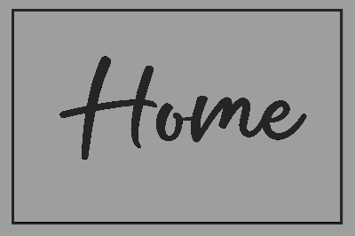 Коврик влаговпитывающий 50*80см серый  "Home L179" Dekorelle