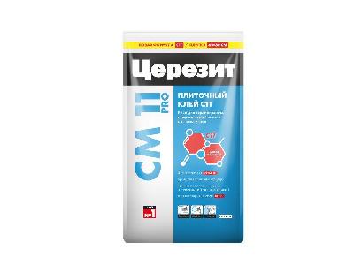 Клей плиточный для керамогранита СМ11 Pro 5кг, C1 T, Церезит
