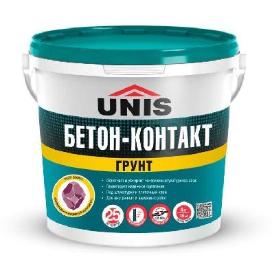 Грунтовка бетон-контакт 4 кг Unis