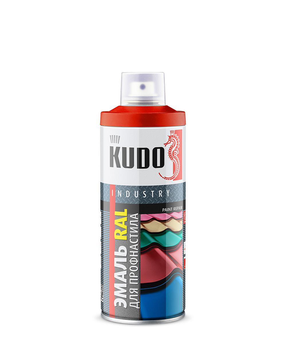 Аэрозольная краска для м-черепицы и профнастила KUDO 520 мл RAL5021 синяя вода