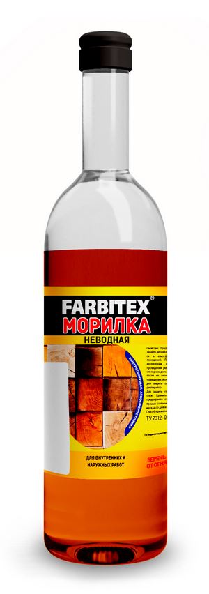 Морилка неводная орех 0,5л  FARBITEX