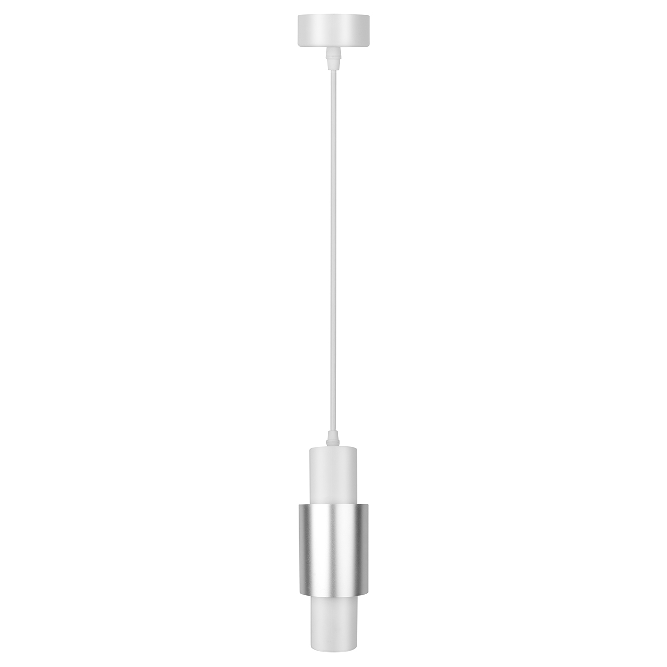 Подвес Escada 20037SMP/01 белый/серебро (LED, 13W)
