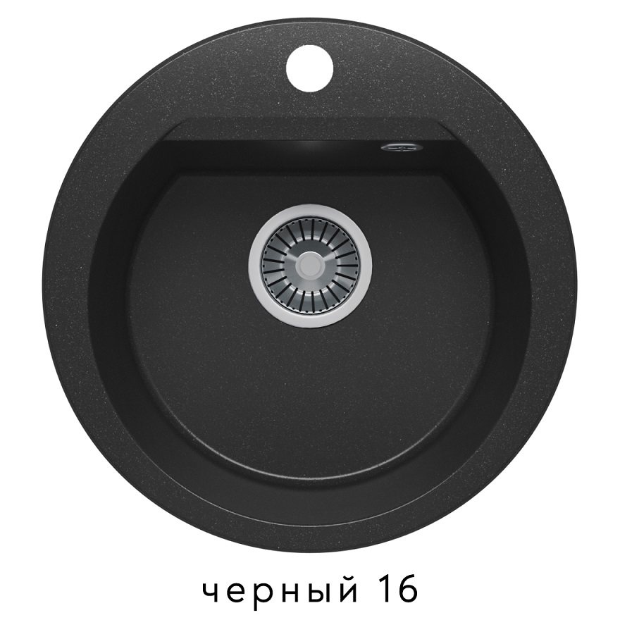Мойка каменная Polygran Atol-460 черный