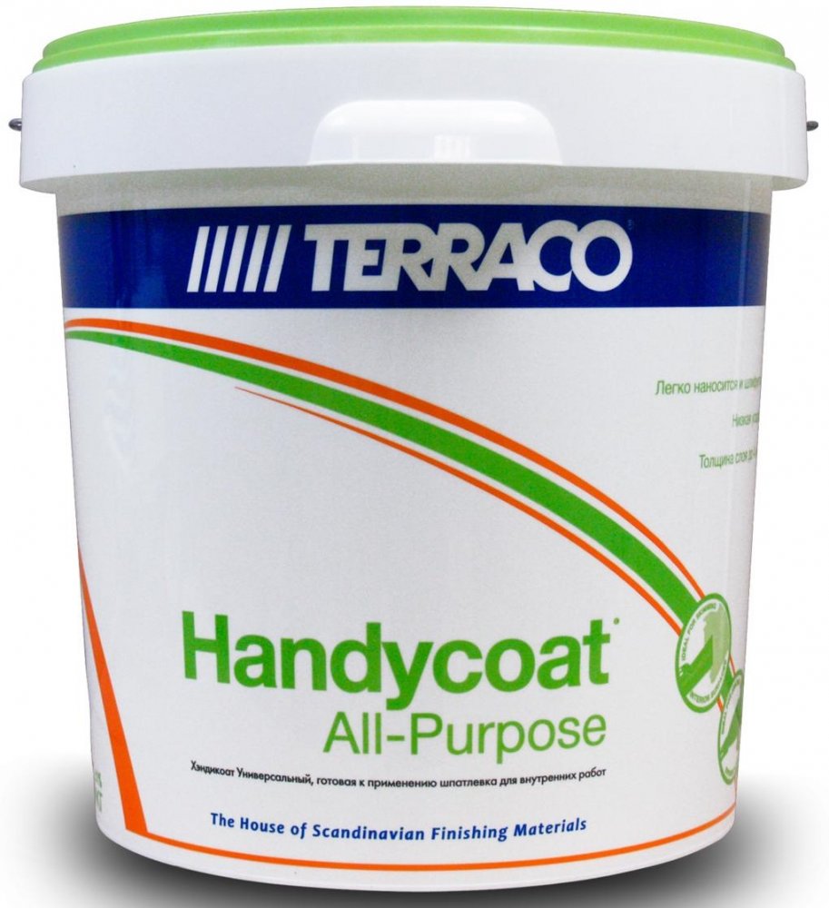 Шпатлевка полимерная Handycoat All-Purpose 2-4мм, 25кг Terraco (18)