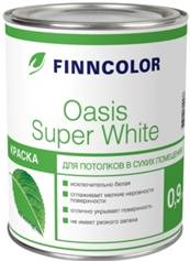 Краска Oasis Super White для потолков 0,9 л Finncolor
