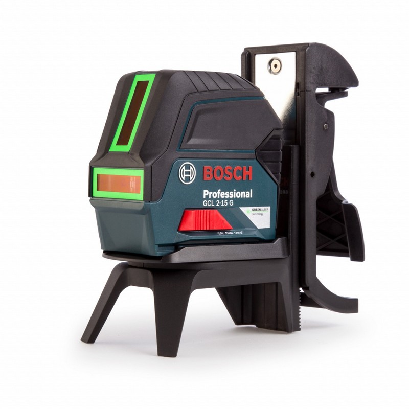 Лазерный нивелир комбинированный GCL 2-15G + держатели RM1, BM3 Bosch